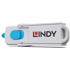 LINDY Blokator HDMI priključka s ključem, plavi/sivi