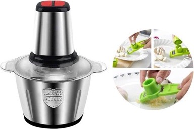 JOJOY Višenamjenska električna sjeckalica MULTIMINCER + MINIGRINDER, miješanje, mljevenje, drobljenje