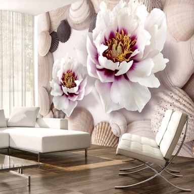 Foto tapeta Flowers and Shells 400x280
