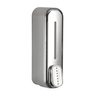 SAPHO Plastičan zidni dozator sapuna u sjajno srebrnoj boji 350 ml Aqualine Mullet