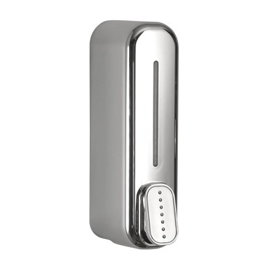 SAPHO Plastičan zidni dozator sapuna u sjajno srebrnoj boji 350 ml Aqualine Mullet