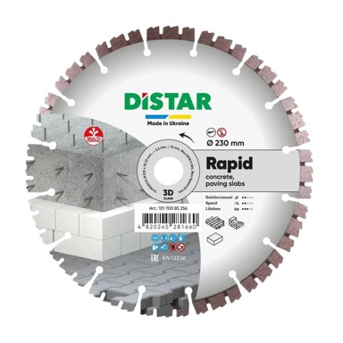 DISTAR Dijamantni disk Rapid, 230 x 2,4/1,5 x 10 x 22,23 mm