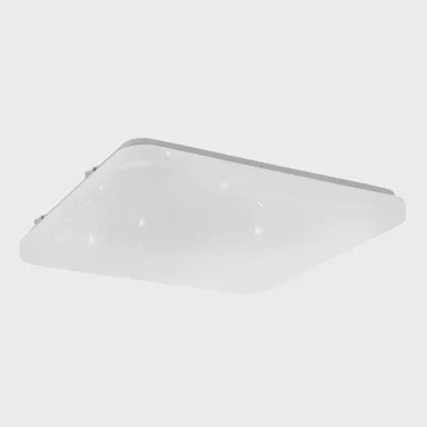 EGLO Plafonjera Frania-s 97882, LED 17,3 W, 330x330, bijela, kristal efekt