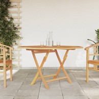 Sklopivi vrtni stol 120 x 120 x 75 cm od masivne tikovine