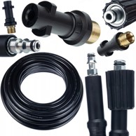 ROSFIX Crijevo visokog tlaka 10 m M22-QC Lavor, 200 bar, 60 °C, kompatibilno s Kärcher K2–K7