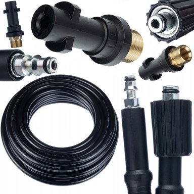 ROSFIX Crijevo visokog tlaka 10 m M22-QC Lavor, 200 bar, 60 °C, kompatibilno s Kärcher K2–K7