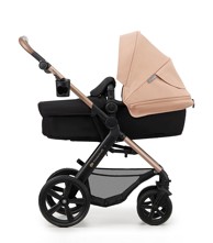 KINDERKRAFT Dječja kolica Moov 2 3u1 + Mink Pro autosjedalica - Sand bež