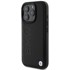 BMW Leather Hot Stamp MagSafe kućište za iPhone 16 Pro Max, crno
