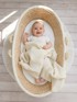 MY SWEET BABY Muslinska dekica s resicama za bebe, krem