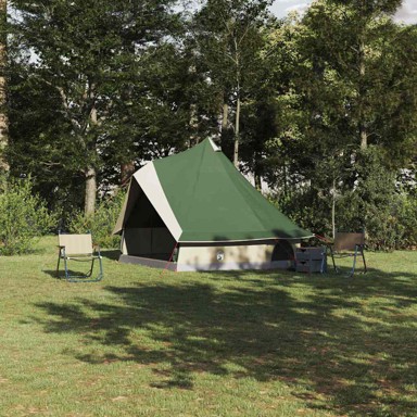 Obiteljski tipi šator, 400 x 346 x 250 cm, zelena i bež