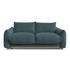 BOBOCHIC PARIS Plava sklopiva sofa 214 cm Ernest, 214x120x87 cm