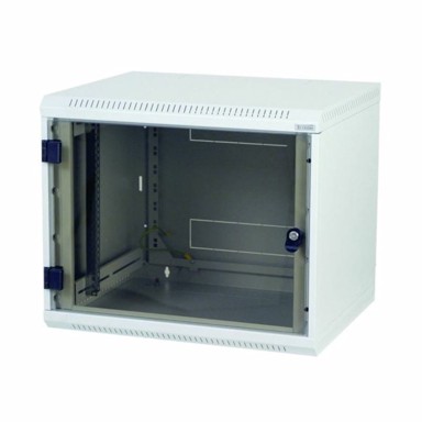 TRITON Zidni ormar 9U 500 600x400, sivi, sastavljen