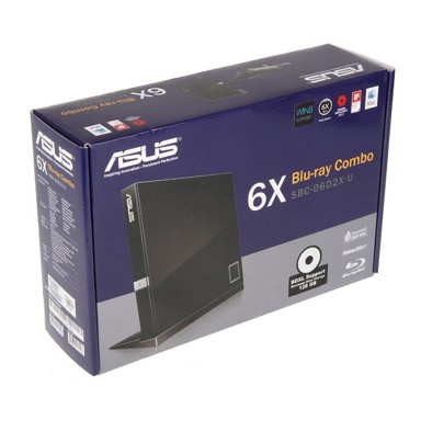 ASUS Vanjski Blue-ray SBC-06D2X-U, crni, 90-DT00205-UA219KZ