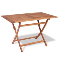 Sklopivi vrtni stol od tikovine 120 x 70 x 75 cm