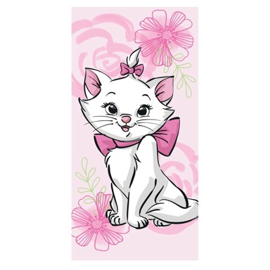 JERRY FABRICS Ružičasti pamučan dječji ručnik, 70x140 cm Marie Cat