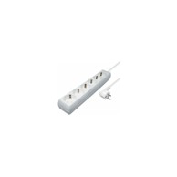 TRANSMEDIA Produžni kabel 6-WAY, 5m, bijela