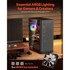 VEVOR Kućište za PC Mid Tower, kaljeno staklo, crno