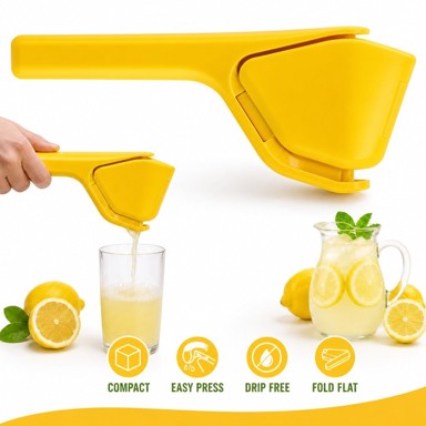 COOL MANGO Ručni sokovnik za citruse JuicyPress, ABS, žuti