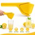 COOL MANGO Ručni sokovnik za citruse JuicyPress, ABS, žuti