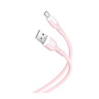 XO Kabel USB-A na microUSB NB212, 1 m, 2.1A, rozi