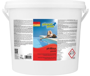 PLANET POOL Granulat pH minus, 15 kg