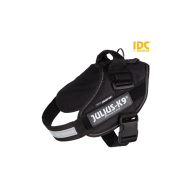 TRIXIE Oprsnica za pse Julius K9 M/0 58-76 cm/40 mm crna