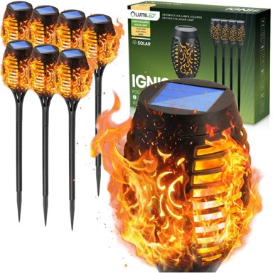 LUMILED Set solarnih vrtnih svjetiljki Ignis 8 kom
