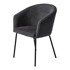 UNIQUE FURNITURE Tamno siva blagovaonska stolica Easton 
