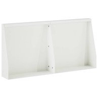 Zid za zadržavanje, 40 x 12 x 50 cm, set 2 kom., čelik, bijela