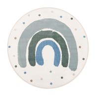 FD Zeleni/boje slonovače dječji tepih ø133 cm Joyful Mint