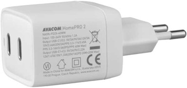 AVACOM Strujni adapter HomePRO 2, 40W, bijeli