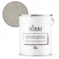 Boja za beton, betonsku kocku i opeku s impregnacijom, bijelo-siva RAL 9002, 5 l