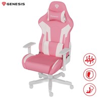 GENESIS Gaming stolica Nitro 710, bijelo/roza