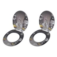 MDF Toaletna daska 2 kom uzorak New Yorka