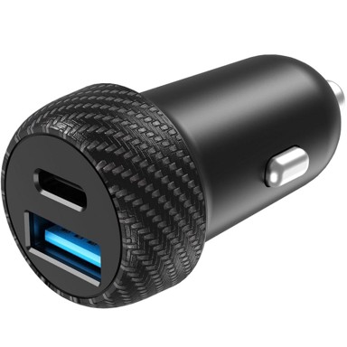 CELLY Auto punjač, 1x USB-C PD + 1x USB-A, 35 W