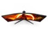 AOC Monitor CU34G2XP/BK, LED, 86.4 cm (34), VA, WQHD, zakrivljeni