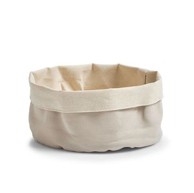 ZELLER Platnena košara za kruh 18001, siva-bež