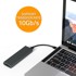 QOLTEC Kućište za SSD M.2 NVMe PCIe, USB 3.1, 10 Gb/s, grafit
