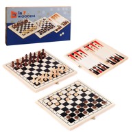 Društvene igre 3u1, drvena