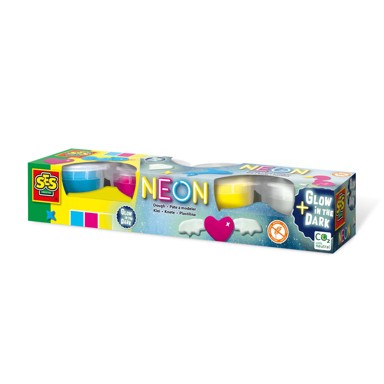 Plastelin Neon 4x90g