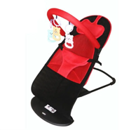 TAVALAX Ergonomska ležaljka ljuljačka s igračkom, crna