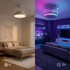 INNOVAGOODS Stropni ventilator s RGB LED svjetlom i sklopivim lopaticama