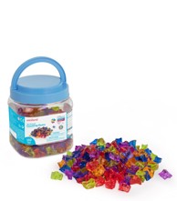 MINILAND Prozirni dragulji za brojanje, 150 kom