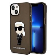 KARL LAGERFELD Futrola Ikonik Karl, za iPhone 14 Plus, crna