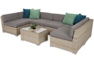 Kutna sofa Kansas Maxi, bež / bež melanž