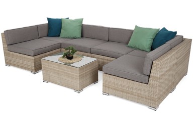 Kutna sofa Kansas Maxi, bež / bež melanž