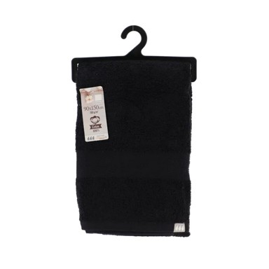 TENDANCE Ručnik Sas, 90x150 cm, crni