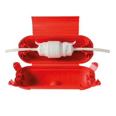 COMMEL Zaštitna kutija za spajanje kablova IP44, crvena