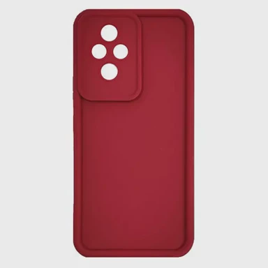 MAXMOBILE Maskica za iPhone 15 Pro, TPU, Silicone Candy, crvena