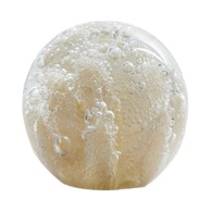 LIGHT & LIVING Stakleni uteg za papir (visina 8 cm) Coral